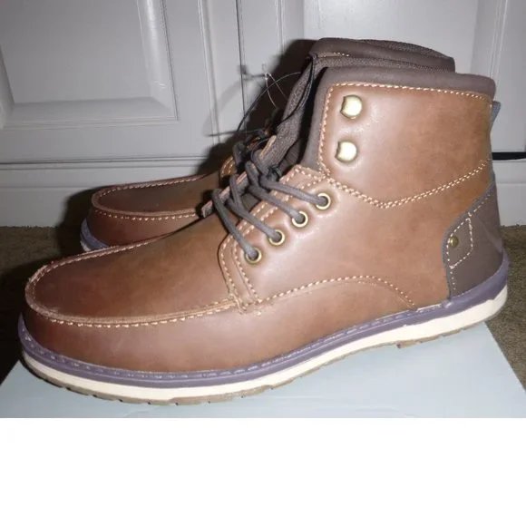 Men\'s Falls Creek Leather Upper Brown Boots Size 11 Falls Creek | Shoes | Mens Falls Creek Leather Upper Brown  main image 3